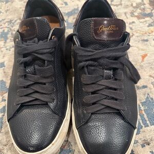 Good Man Brand Shoes Men's Size 8 Blue Leather Lace Up Sneaker